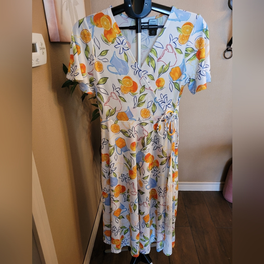 NWOT Jules & Leopold Citrus Floral Dress